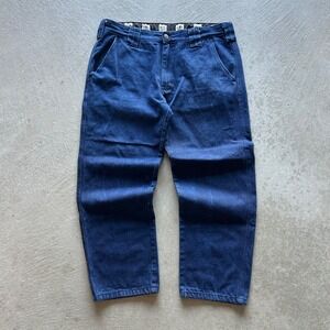 Vintage County FB Jeans Size 40x30 Blue Y2K Medium Wash Denim Chicano Baggy